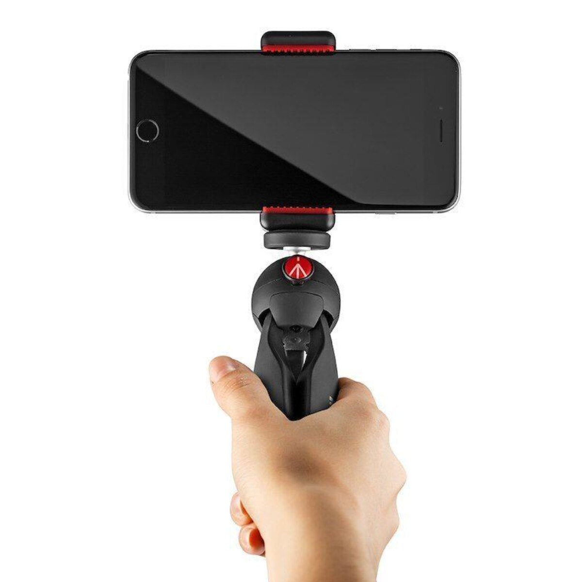 Manfrotto Mini trípode negro con abrazadera universal para smartphone